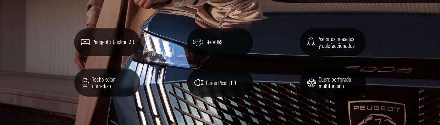 Peugeot 5008 GT - Items de equipamiento